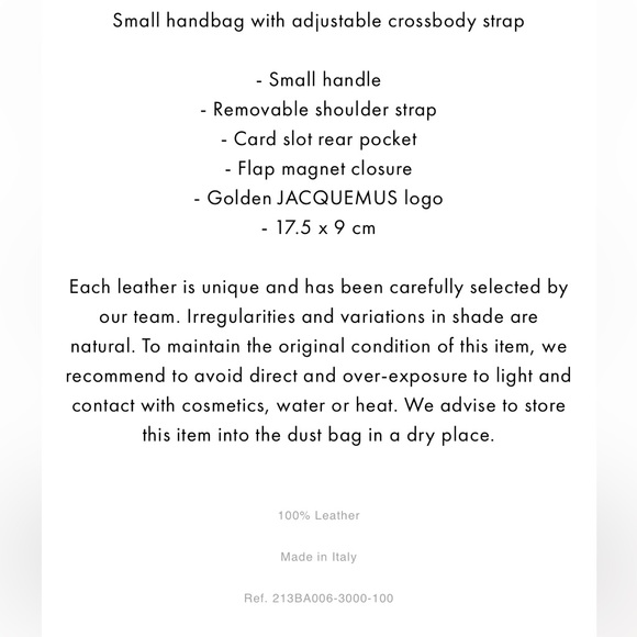 Jacquemus Le Bambino White - Picture 8 of 8